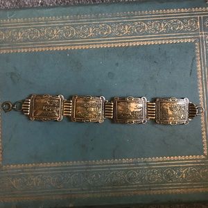 Vintage Ornate Landscape Bracelet